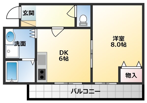 309プラザの物件間取画像